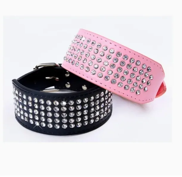 Stylish Rhinestone Dog Collar 4