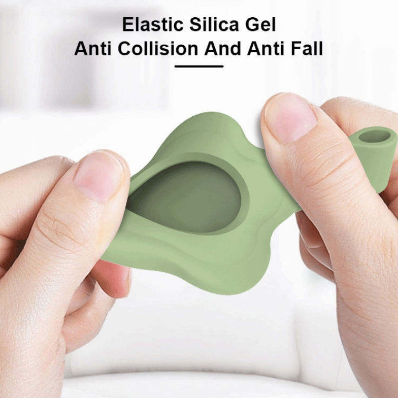 Silicone GPS Finder Holder Key Ring Protective Cover -Floral Pattern Collar