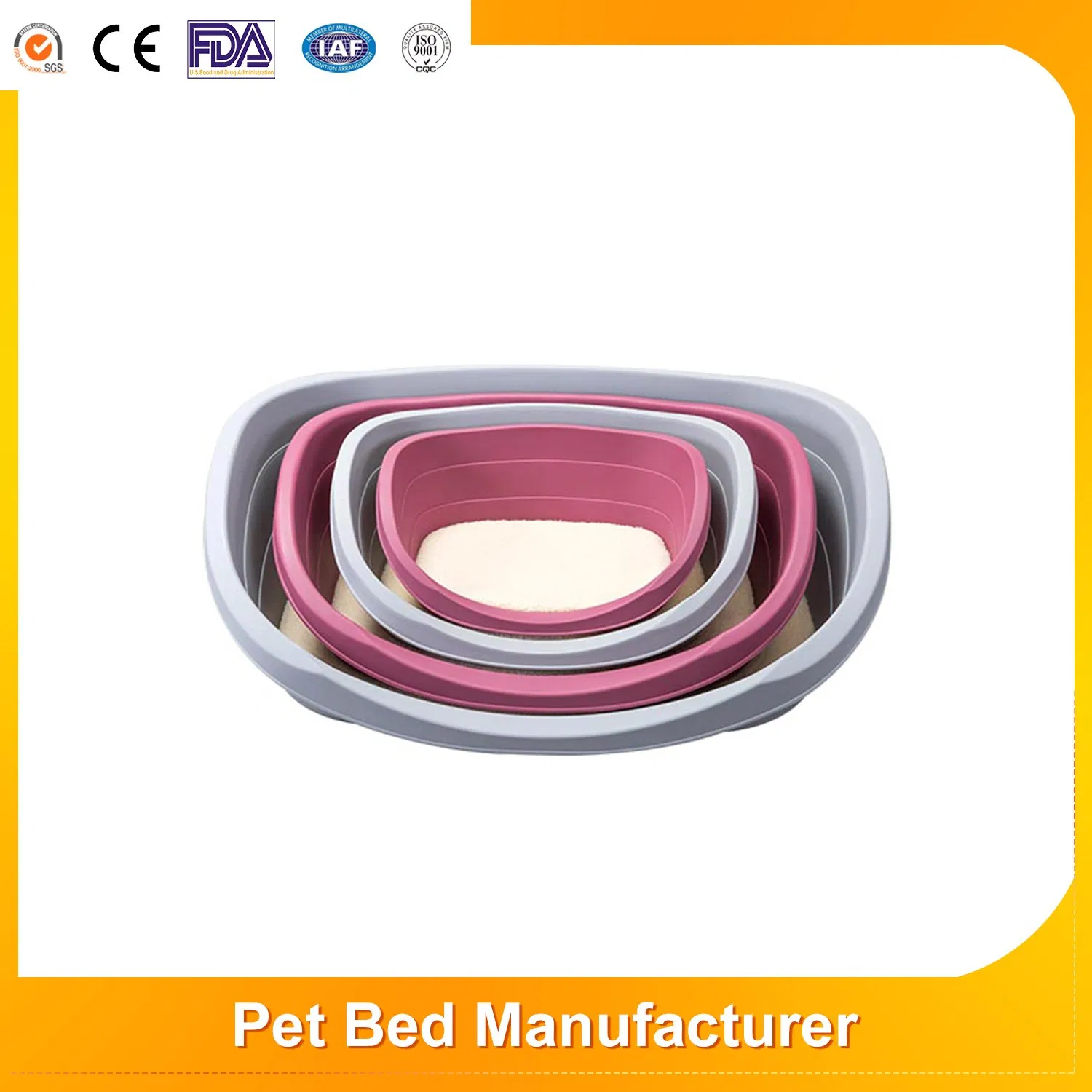 Luxury Home Furniture Dog Sofa Bed Cama PARA Mascota Bottom Fluffy Cushion Plastic Pet Accessories Dog Bed