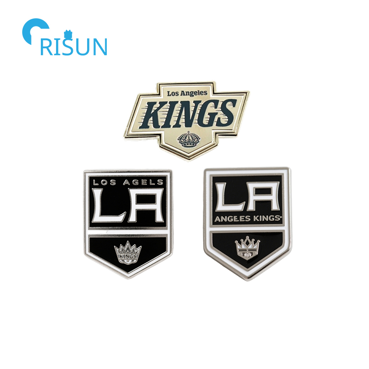 NFL Hockey Team Los Angeles La Kings Tie Tack Pin Earring Necklace Cufflink Tie Clip Bar Refrigerator Magnet Keychain Keyring Badge Enamel Lapel Pin Set