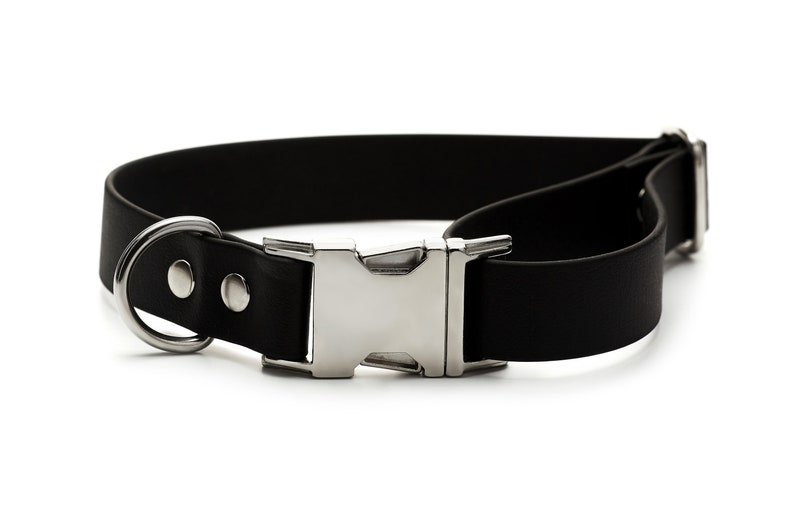 Hanyang Personalized Colors Waterproof Dog Collar Adjustable Metallic Hardware Pet Collar