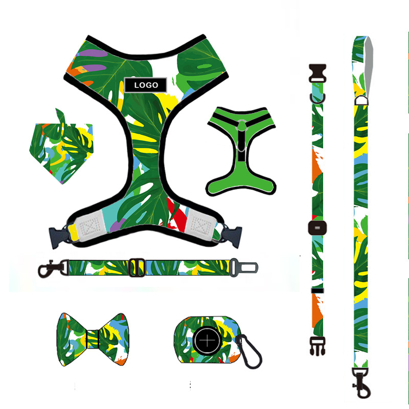 Cute Luxury Dog Harness Walking Vest Padded Adjustable Pet Harnesses for Dogs