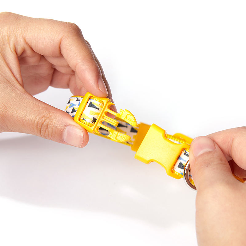 Custom Luxury Designer Soft Adjustable Comfort Fashion Quick Release Pet Dog Collar