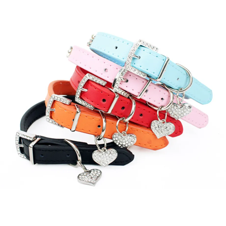 Adjustable PU Leather Pet Dog Collar 9
