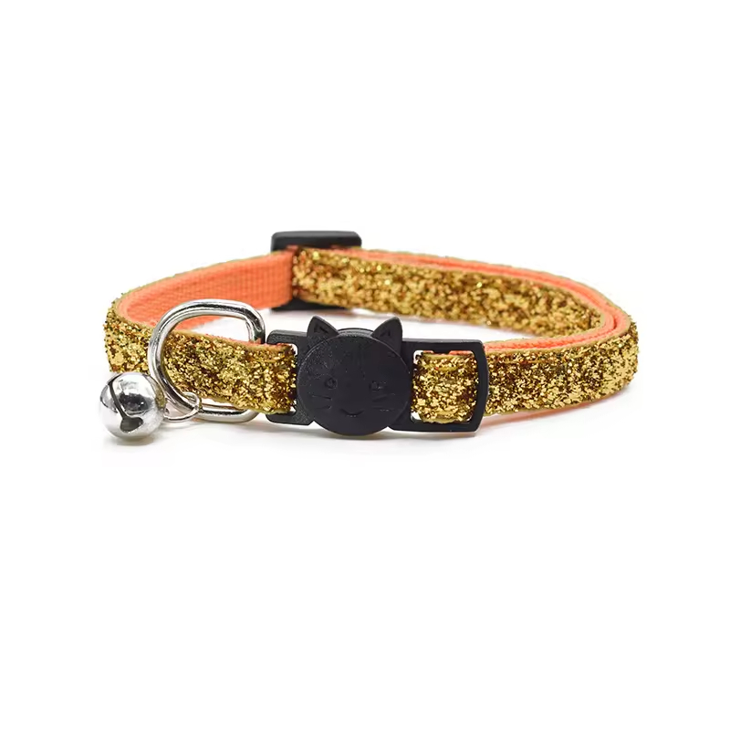 Fashion Pet Supplies Cat Dog Velvet Collar with Glitter Color