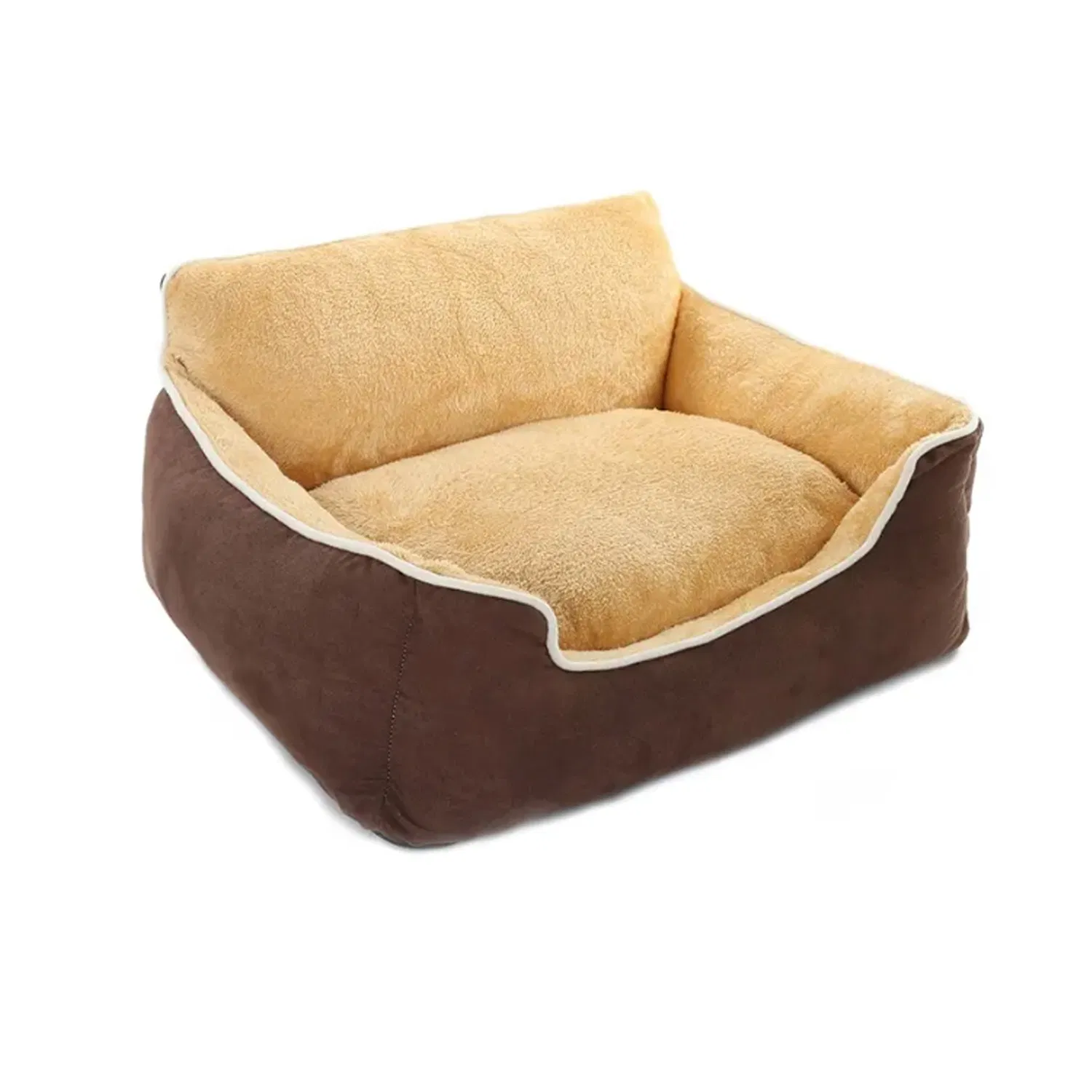 Soft Comfortable Sofa Couch Plush Bed for Dogs Cats Fluffy Calming Pet Bed