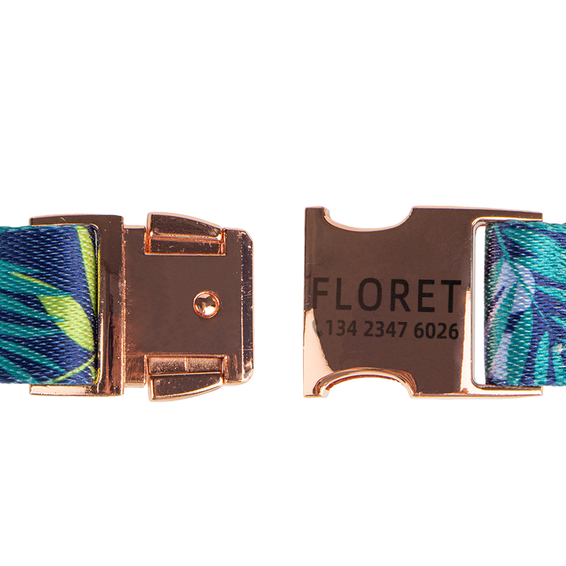 Pet Products Manufacturers Personalized Pet Collar Polyester Sublimation Dog Collar with Metal Buckle