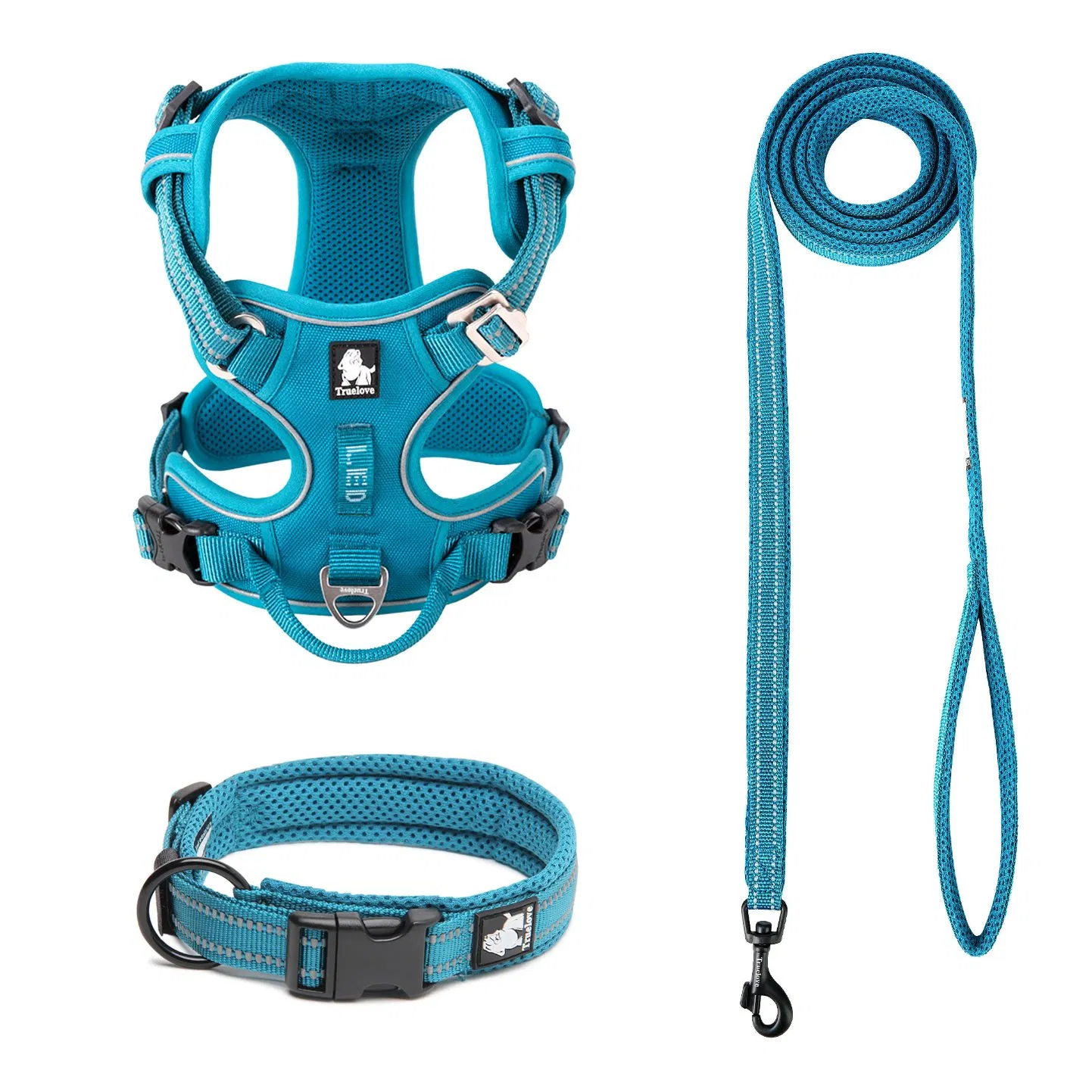 Adjustable Reflective Dog Harness Pet No Pull Outdoor Safety Vest