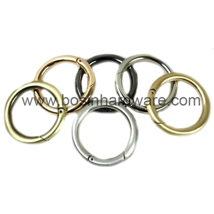 Metal Spring Carabiner Ring 1