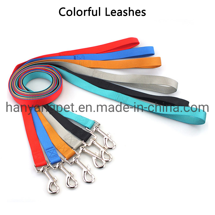 Hanyang Pet Products Pet Accessories Pet Dog Collar Leash Set Polyester Nylon Dog Collar