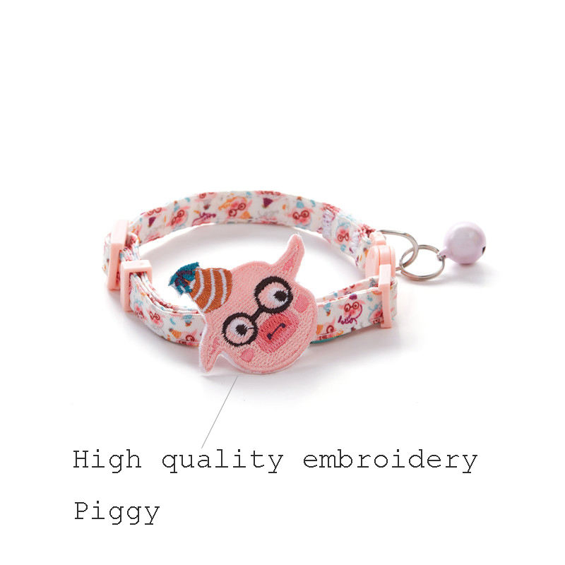 Hot Sale Pattern No Pull Pet Collar Soft Durable Print Cat Collar
