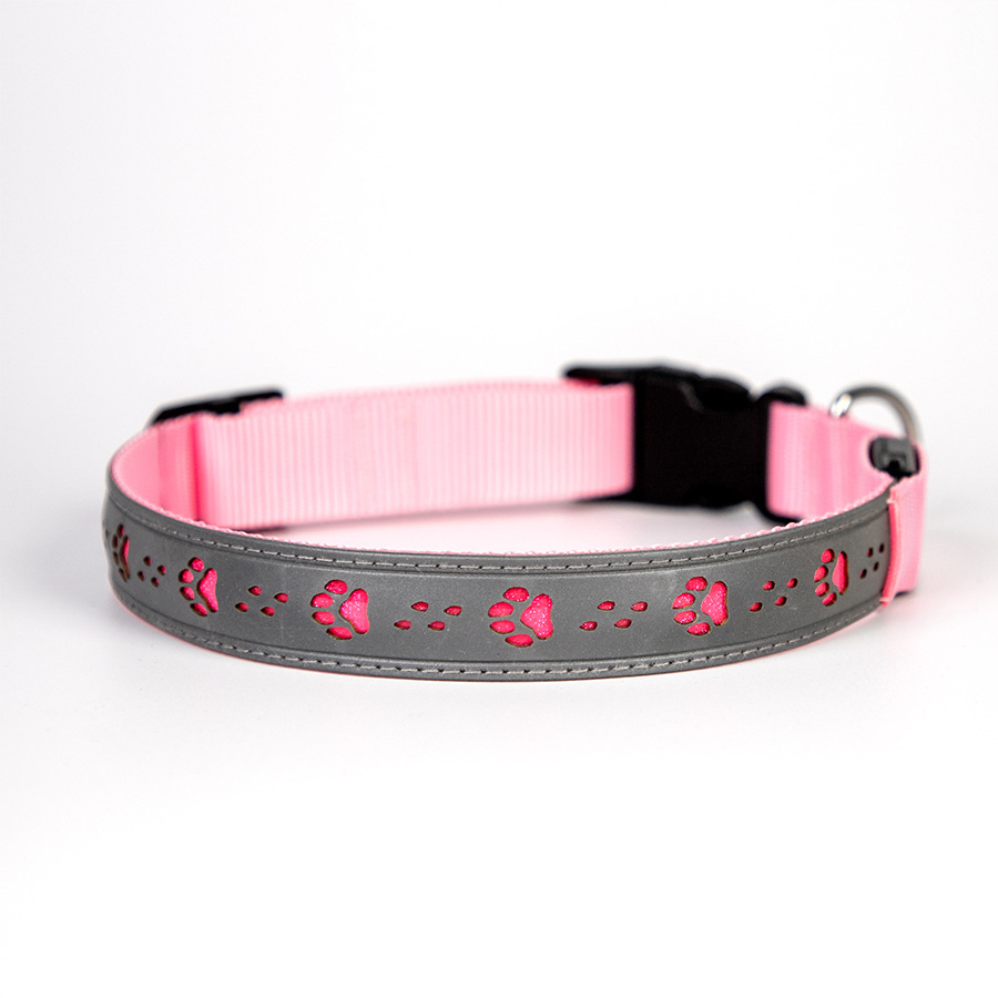 Glow in The Dark USB Rechargeable LED Dog Safety Collar for Pets