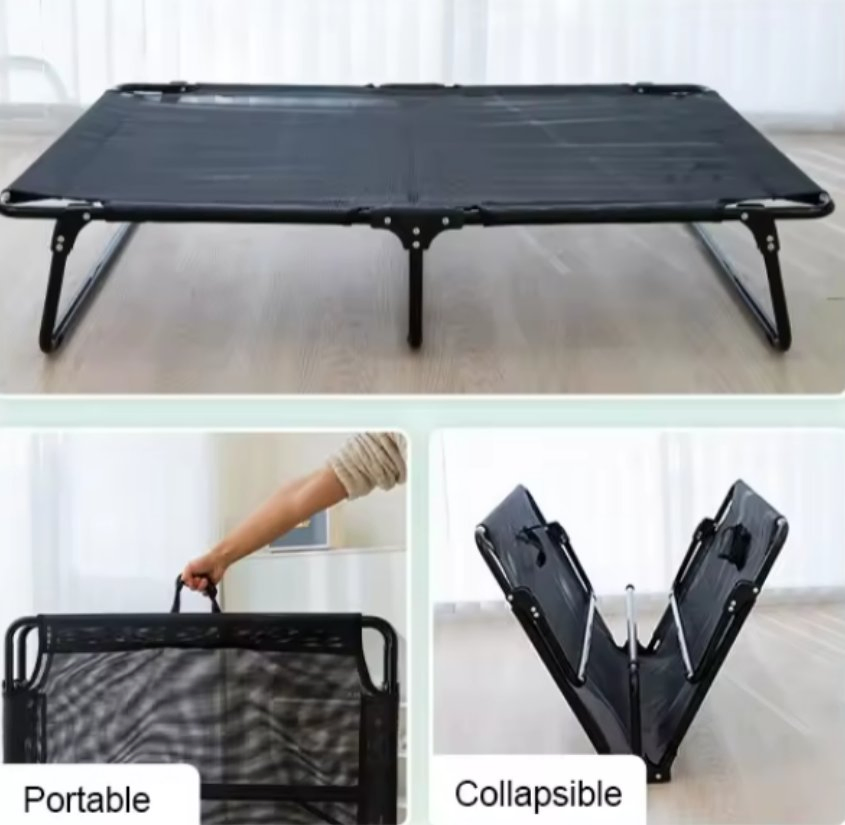 Factory Folding Elevated Dog Portable Collapsible Raised Cots Cooling Pet Bed