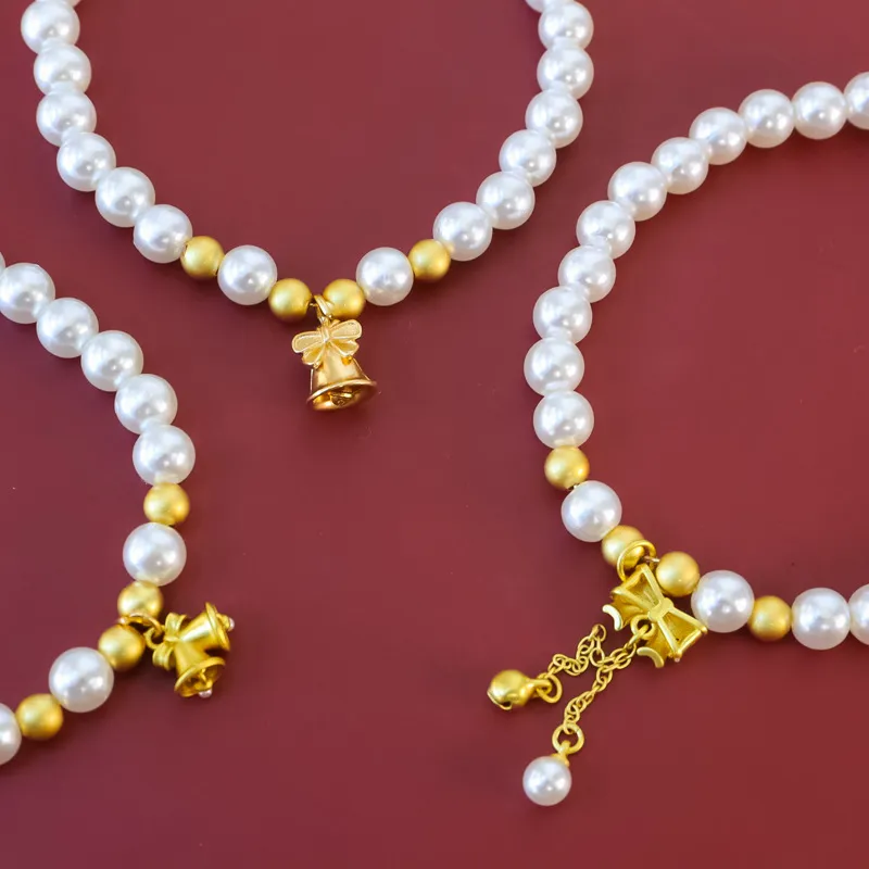 Pet Collar Pearl Necklace