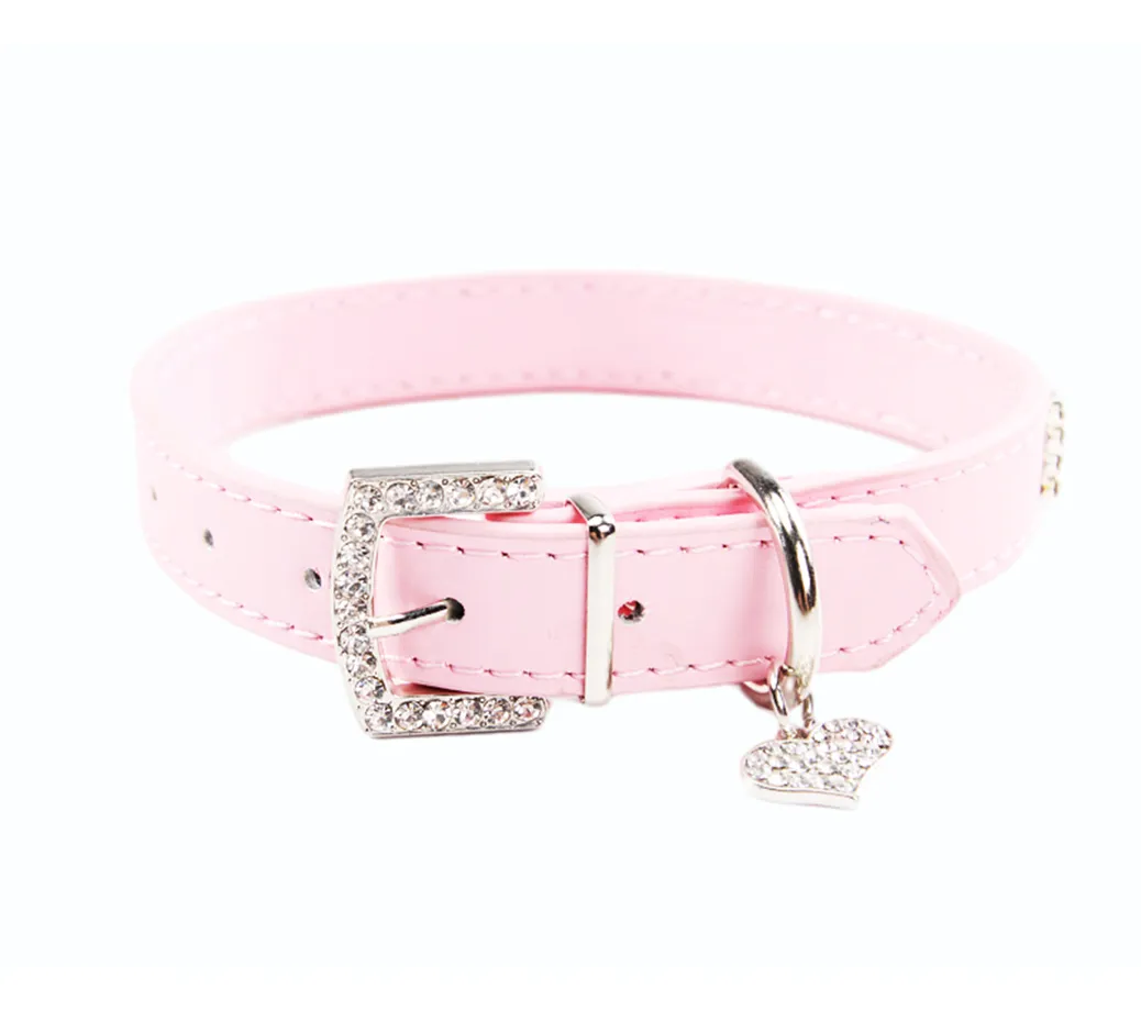 Adjustable PU Leather Pet Dog Collar 8