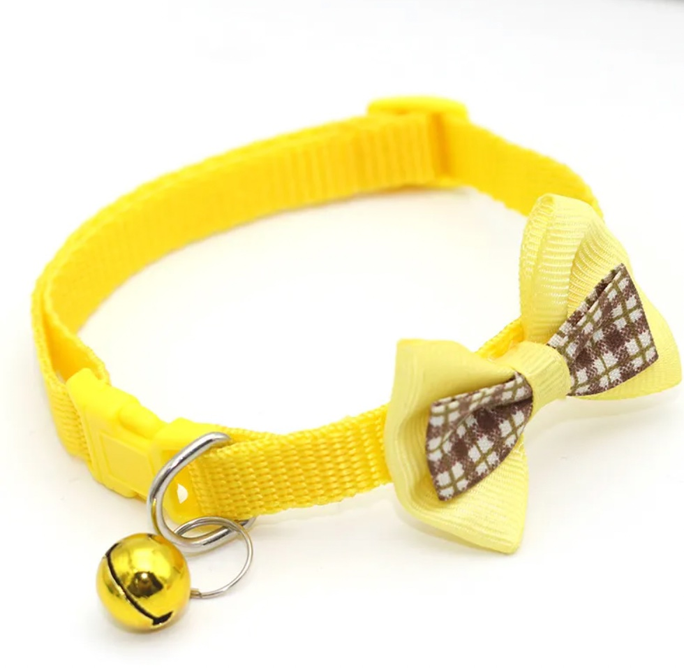 Wholesale Cheap Bells Cats Collars Dogs Neck Ties Pets Cats Bow Tie