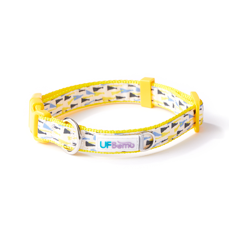 Custom Luxury Designer Soft Adjustable Comfort Fashion Quick Release Pet Dog Collar