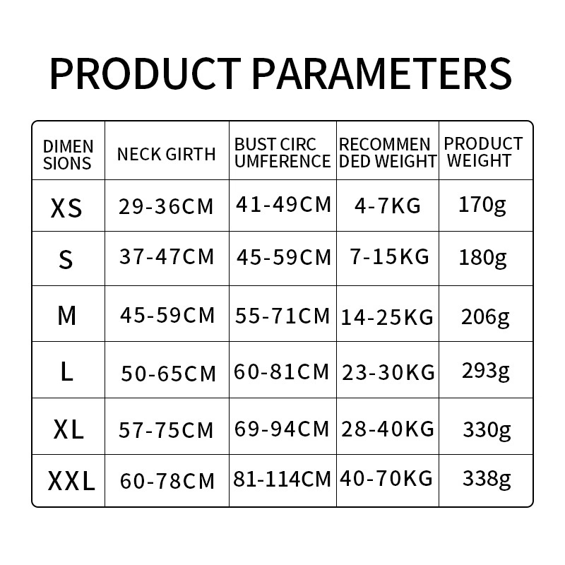 Adjustable Pet Dog Harness with Reflective Strips for Large Dogs