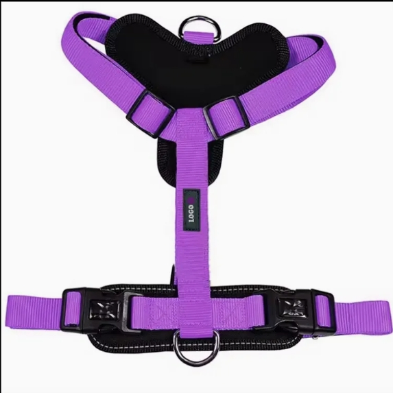 Adjustable Outdoor Nylon Chest Strap Dog Harness for Active Pets