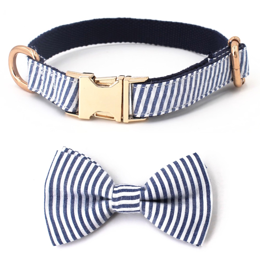 Hanyang Wholesale Dog Collar Dog Leash Pet Bowtie Custom