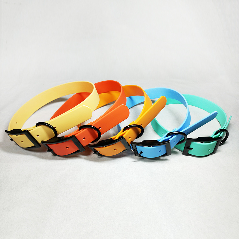 Luxury Personalized Charms Set PVC Thick Dog Collar for Girl Boy Dogs Large