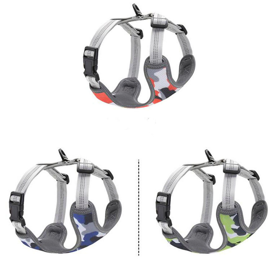 Reflective Escape-Proof Dog Harness No Pull Easy Walk Step in Pet Harness