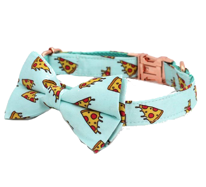 Custom Logo Dog Collar with Bow Dog Leash Pet Bandana/Factory Price