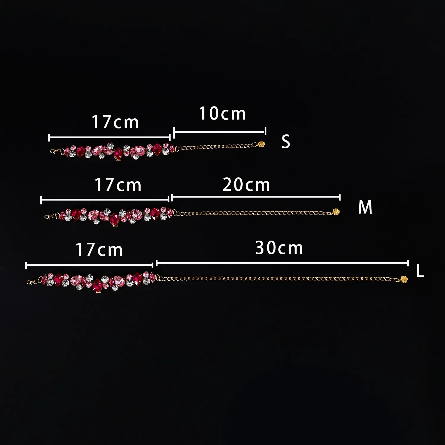 Luxury Full Diamond Gem Crystal Chain Necklace Metal Collar for Pet