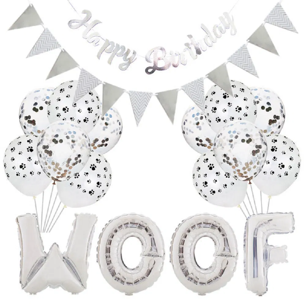 Dog Cat Kids Birthday Party Decoration Hat Puppies Party Collar Outfit