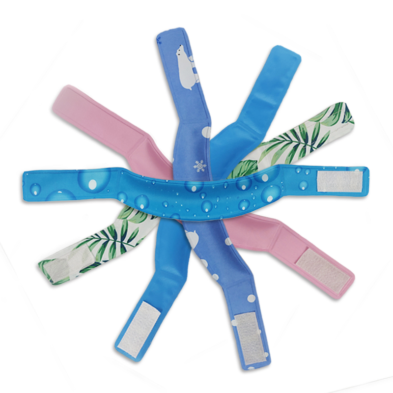 Low MOQ Safe Gel Pet Dog Summer Cooling Bandana Cat Dog Cooling Collar