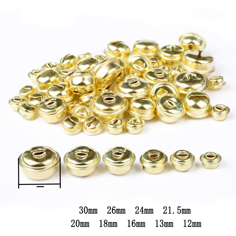Christmas Decoration Pet Supplies Early Education Toys 12-30mm Gold and Silver Bell Wholesale