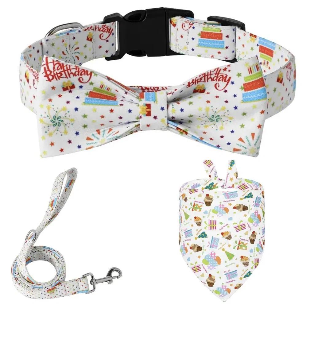Pet Collar Bandana Set 7