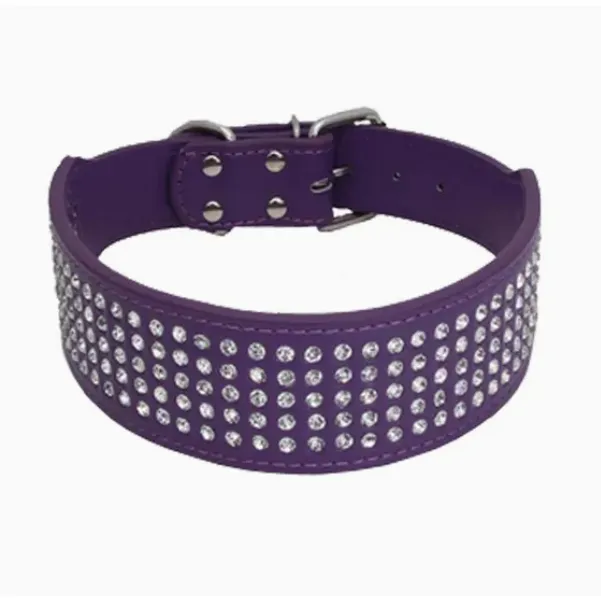 Stylish Rhinestone Dog Collar 2
