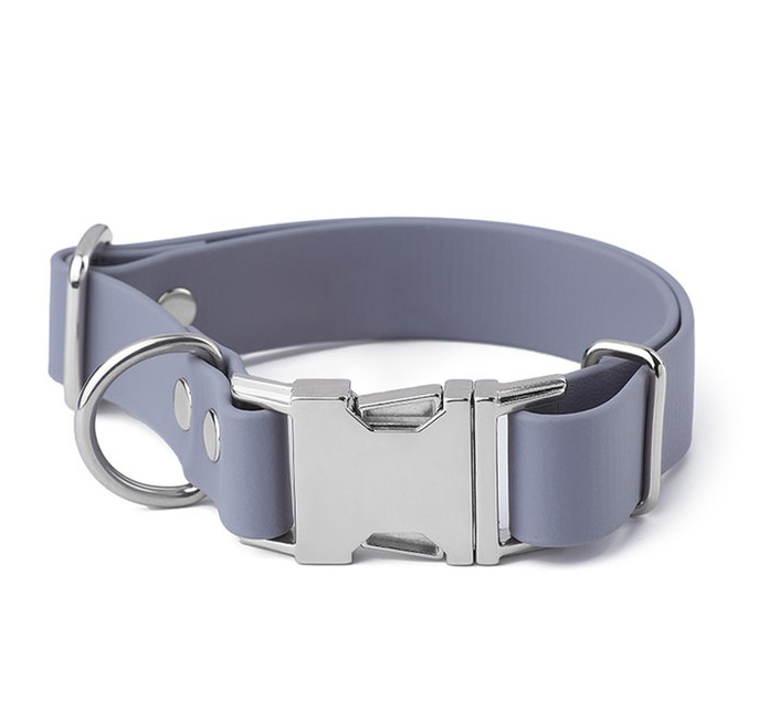 Hanyang Personalized Colors Waterproof Dog Collar Adjustable Metallic Hardware Pet Collar