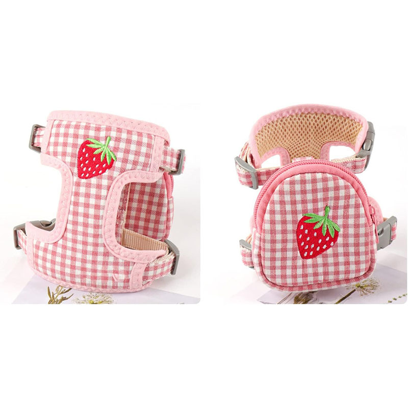 Pet Backpack Harness with Leash Puppy Bag with Training Lead