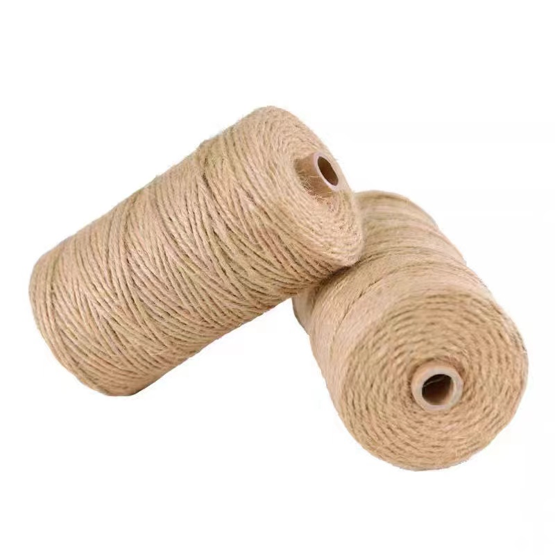 Durable 3-Strand Jute Rope Eco-Friendly Natural Fiber for Gardening and Packaging Needs