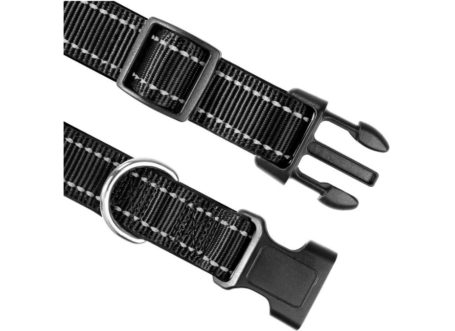 Reflective Dog Collar, Soft and Breathable Nylon Pet Collar Adjustable