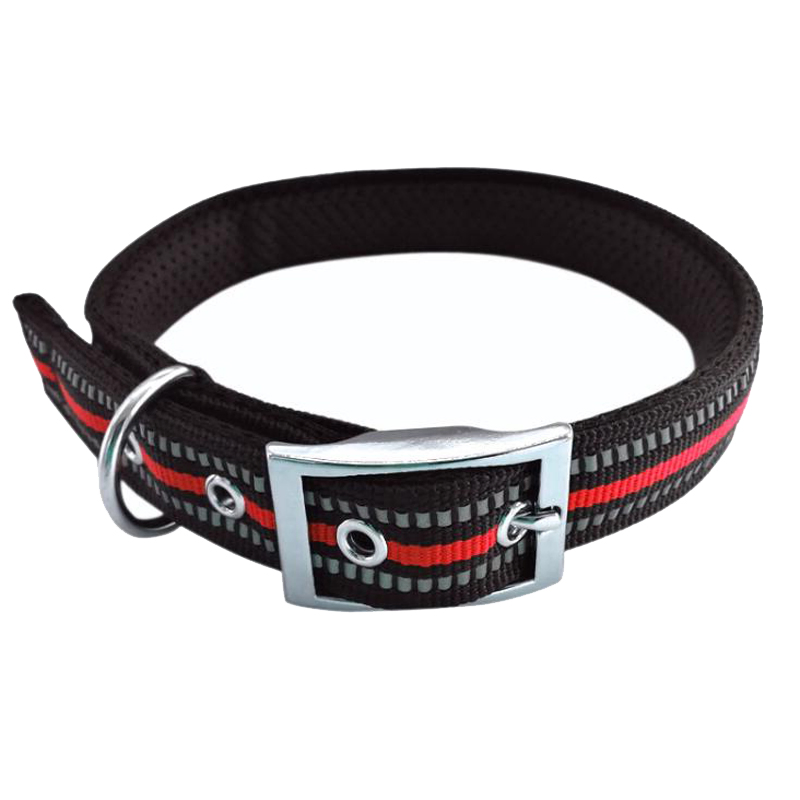 Customized Reflective Breathable Stripe Pet Cat Dog Collar