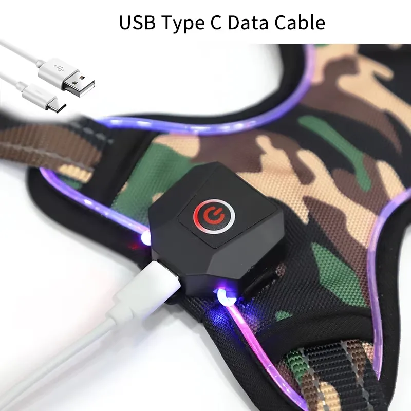 LED Dog Harness Detail 6