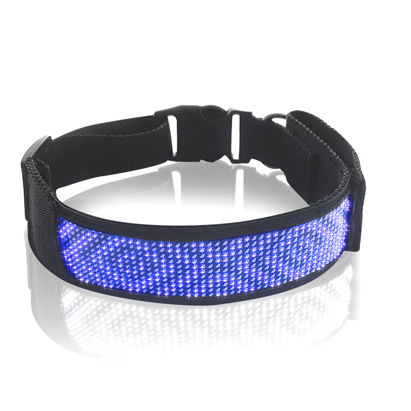 New Arrival: Traction-Style Pet LED Collar, Rechargeable LED Luminous Collar, Dog LED Pet Neck Collar
