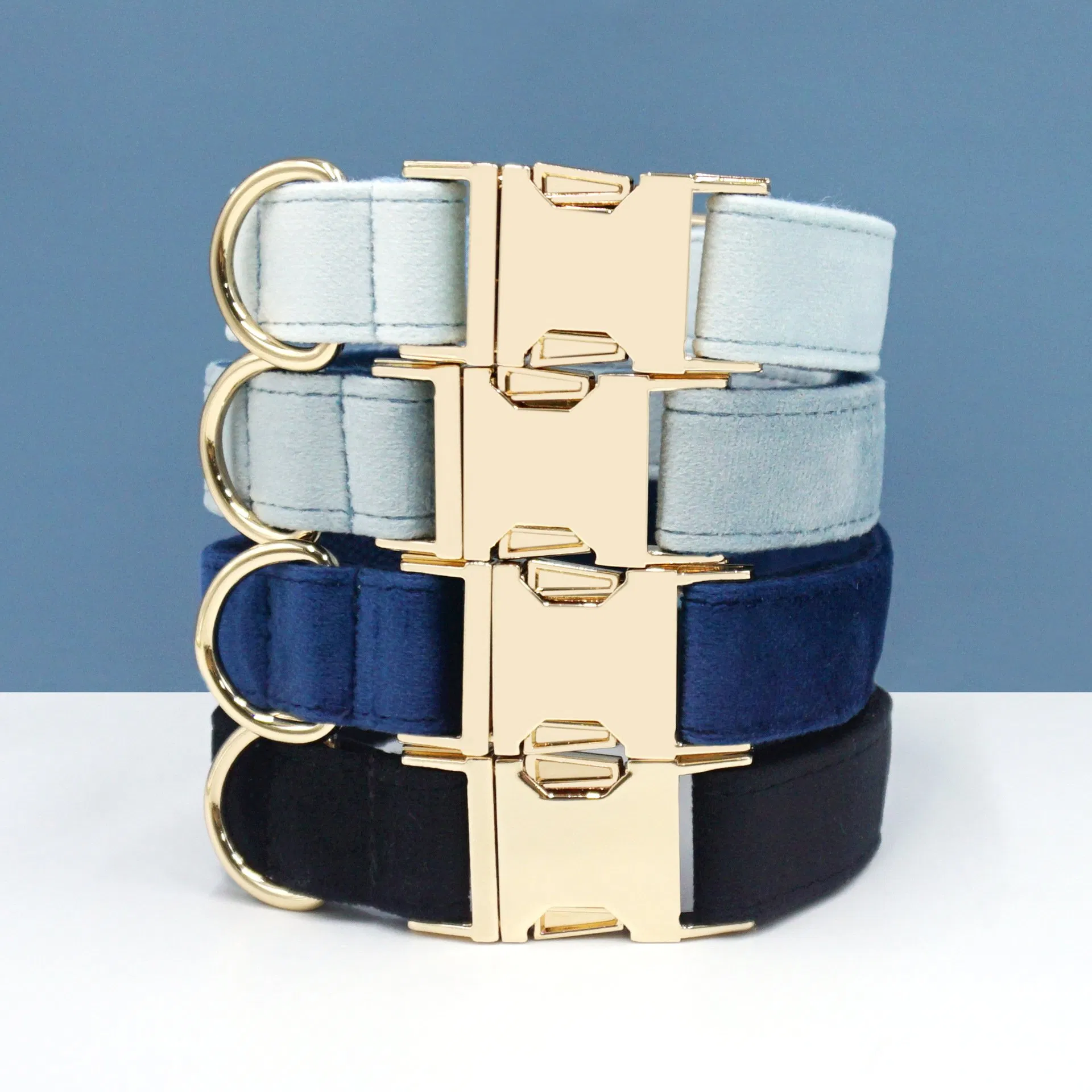 Personalised Dog Collars Soft Velvet Dog Collar Charms Luxury Dog Collar Adjustable Pet Supplies Necklace