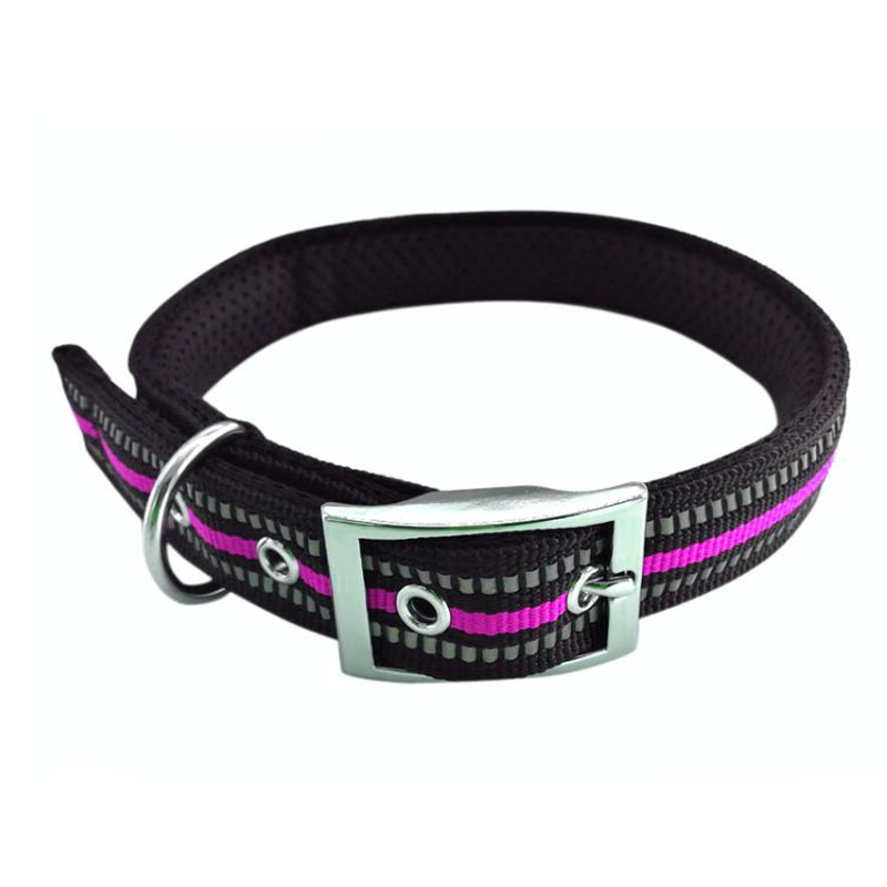 Customized Reflective Breathable Stripe Pet Cat Dog Collar