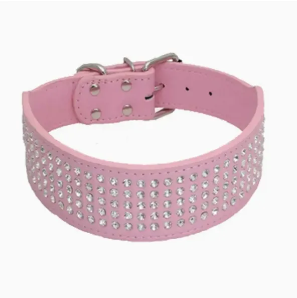 Stylish Rhinestone Dog Collar 3