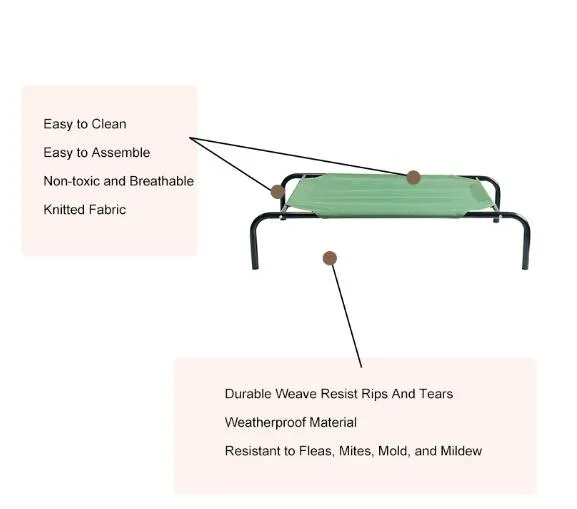 Raised Dog Bed Detail 2