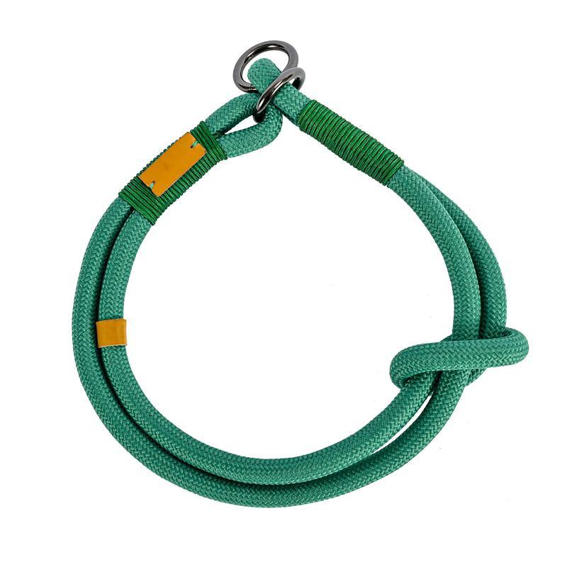 Rope Dog Collar Adjustable Slip Collar Dog Training Cute Pet Rope Collar for Small Medium and Large Dogs
