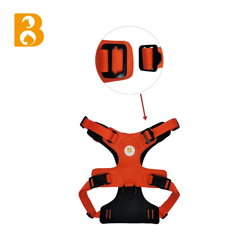 Sports Style Polyester Adjustable High Quality Nylon Matching Pet Dog Harness and Leash