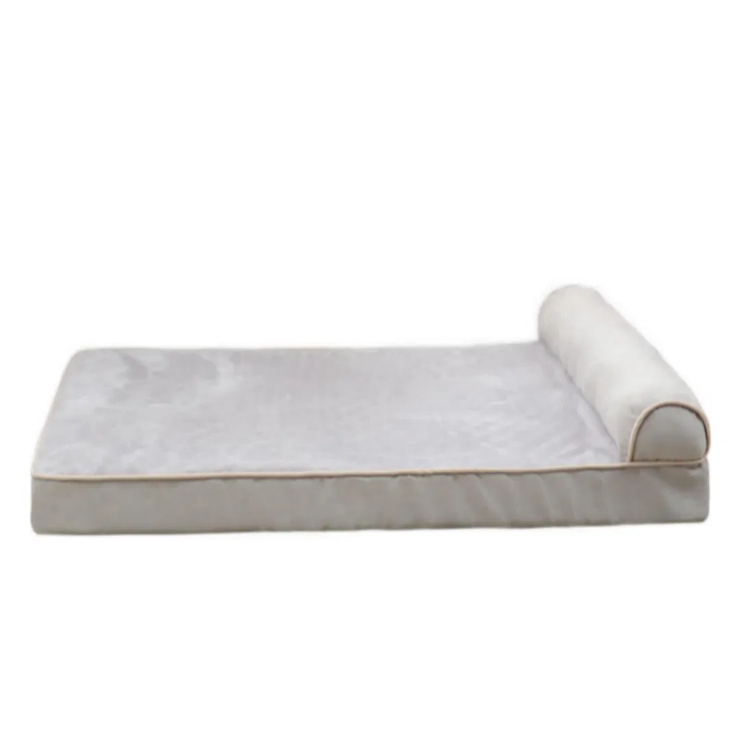 Anti Anxiety Dog Bed with a Gently Raised Rim Provides a Secure Enclosed Feeling for Stressed Pets