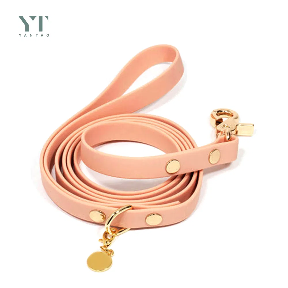 2023 New Pet Products PVC Waterproof Durable Dog Leash Set Custom Patterned Pet Collar and Matching Pet Poop Bags Adjustable Dog Collar with Tags