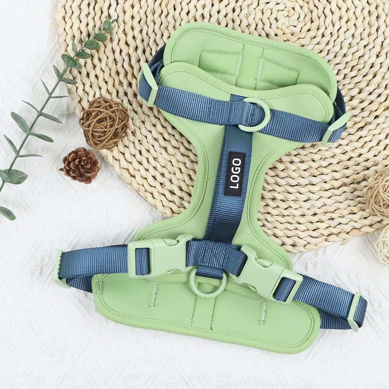 New Pet Supplies Dog Safety Harness Adjustable Soft Padded Air Layer Aesthetic Dog Harness for Pet Dogs Outdoors