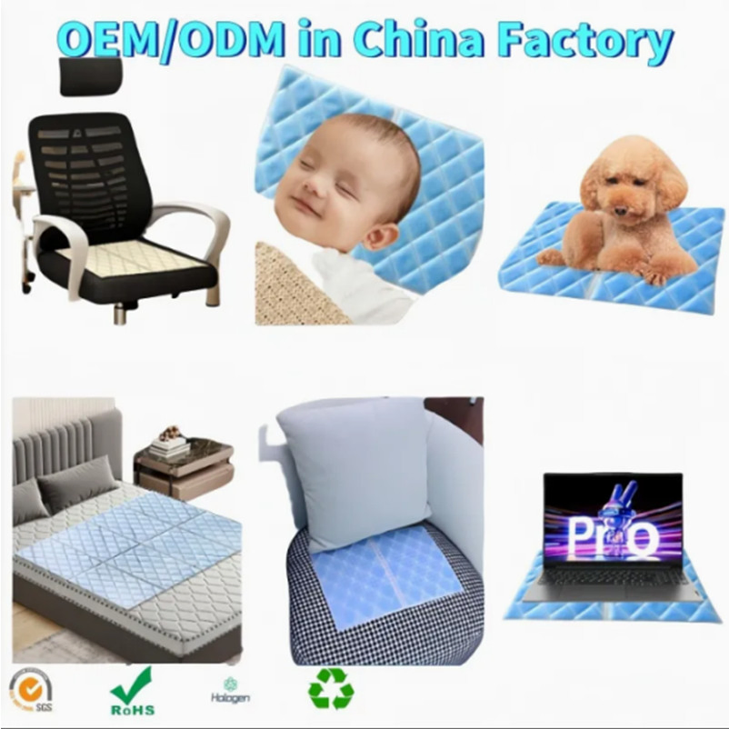 Chill Dog Bed Pad Summer Ice PCM Self-Cooling Pet Sleeping Mat